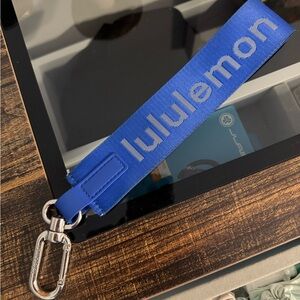 Lululemon Blue Keychain Lanyard